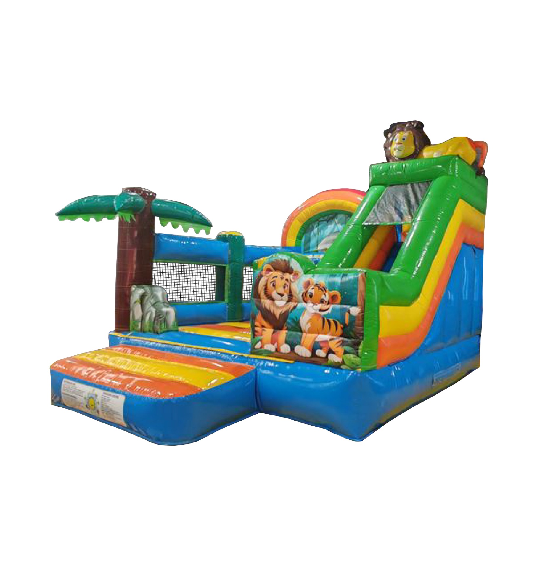 Oroszlán csúszdás ugráló